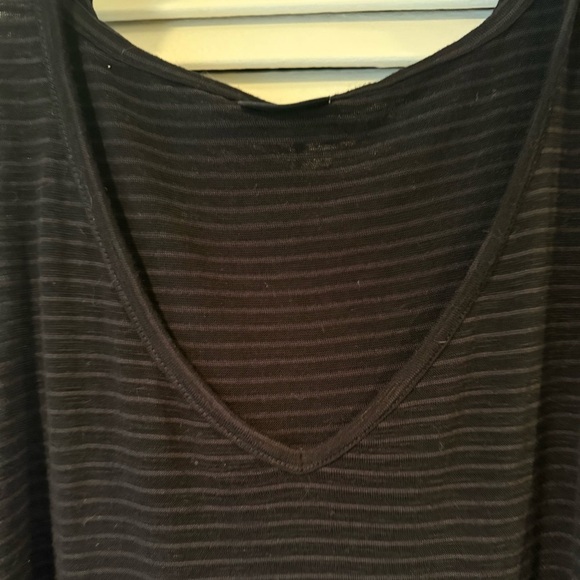 Torrid Tonal Black Stripe 3/4 Sleeve Tunic in Size 5X - Picture 2 of 7